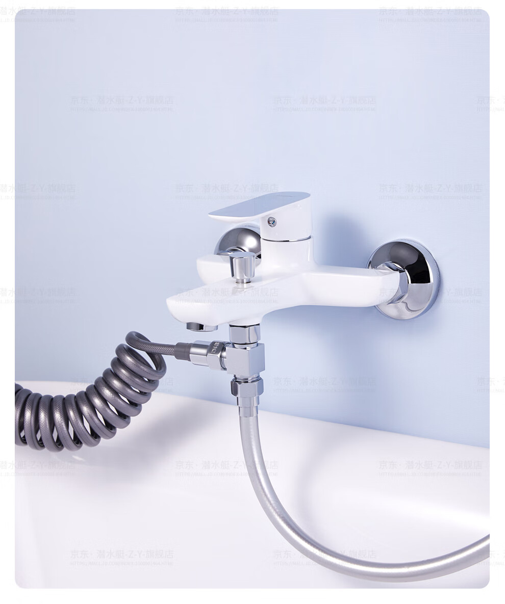 Submarine FH1/2F*1/2M Three-Way Water Distributor, One Inlet Two Outlets, Brass Manifold, No Switch, 1/2 Inch Union Fitting 10