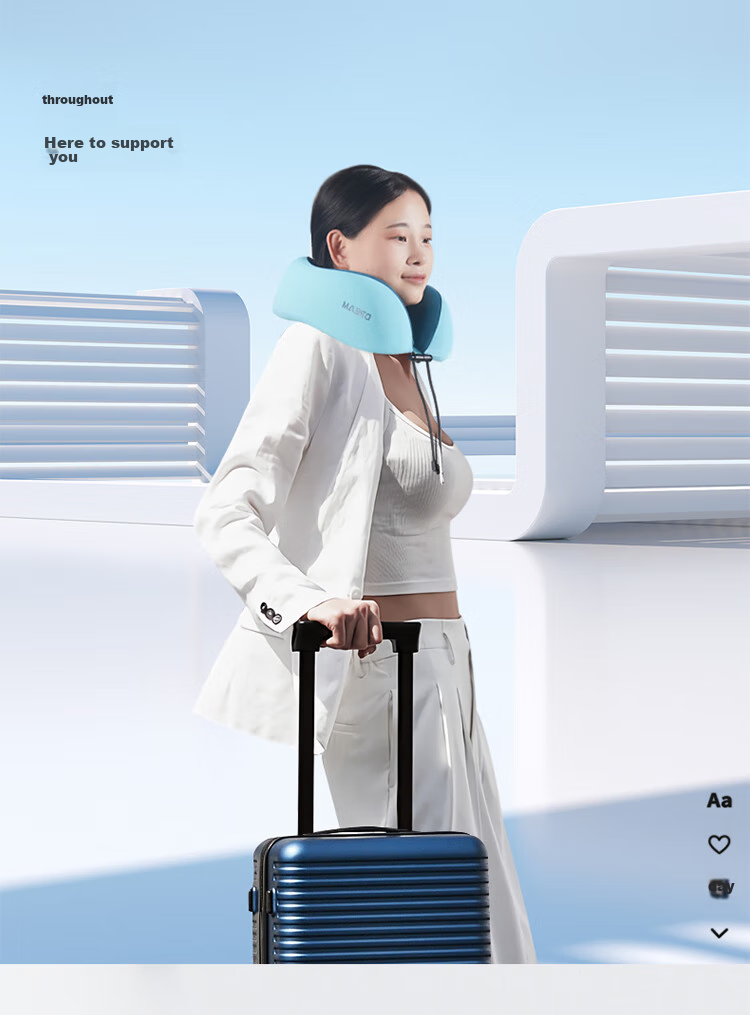 Buleishen Car U-Shaped Neck Pillow, Cervical Pillow, Memory Foam Neck Support Pillow for Driving And Travel 5