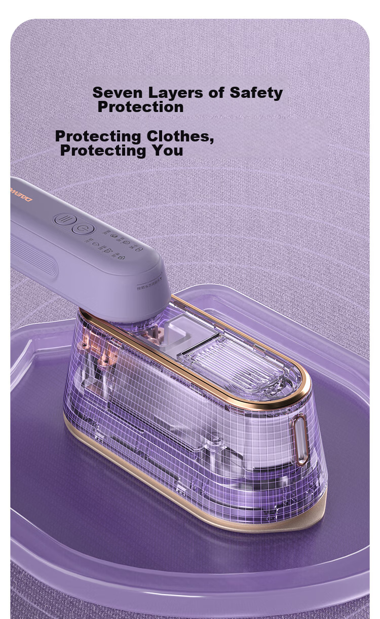 DAEWOO [Travel Portable] Handheld Garment Steamer, Home Ironing Machine, Steam Iron, Travel Portable Small Sterilizing Ironing Machine HI-029PRO Macaro 27