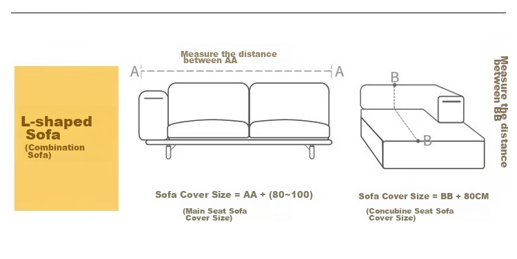 AVIVI Sofa Cover, Full Coverage for All Seasons, Autumn And Winter, Non-Slip Sofa Slipcover, Protective Pad, Cover Cloth, 180*420 Cm, Dotted Patter 12