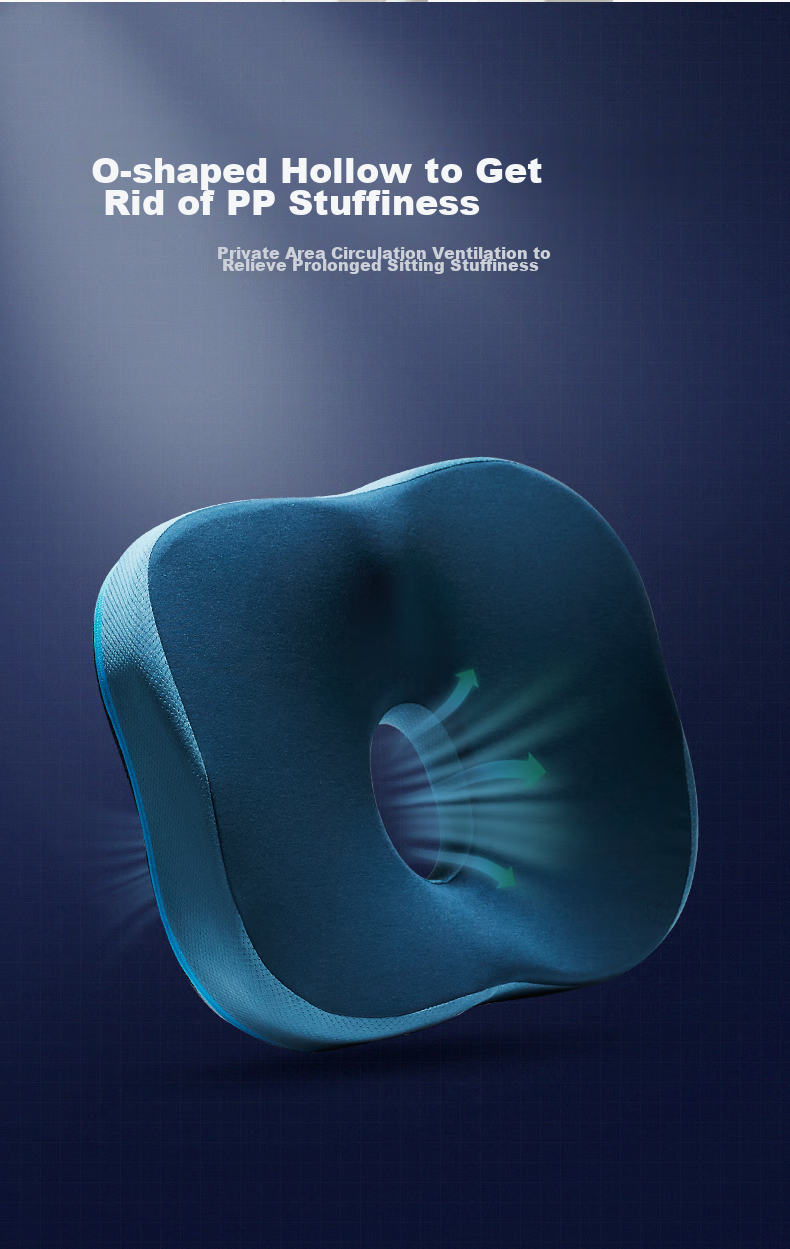 JAGO Lumbar Support Cushion, Seat Back Pillow, Office Lumbar Support, Back Care Cushion, Long-Sitting Aid, Butt Pad, Chair Pad 9