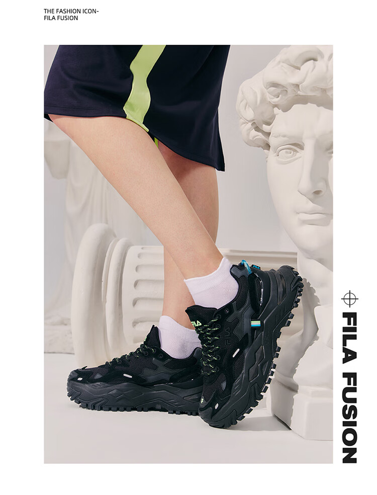 FILA FUSION Trendy Brand BIANCO Women's Shoes, Fashionable Sports Sneakers, Versatile Casual Footwear 31