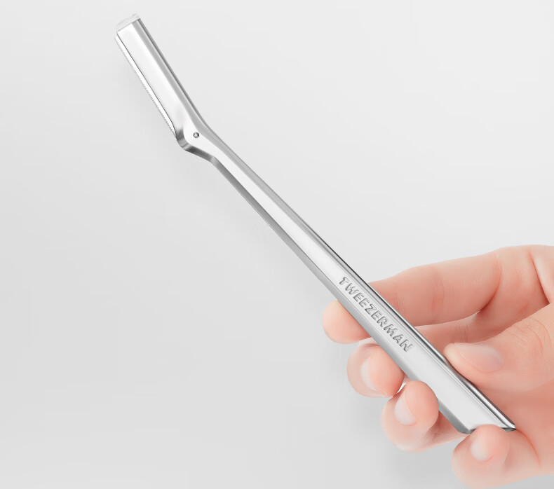 Tweezerman Classic Eyebrow Razor Short Multi-Functional for Men And Women, Facial Shaving, Includes Imported Replacement Blades 10