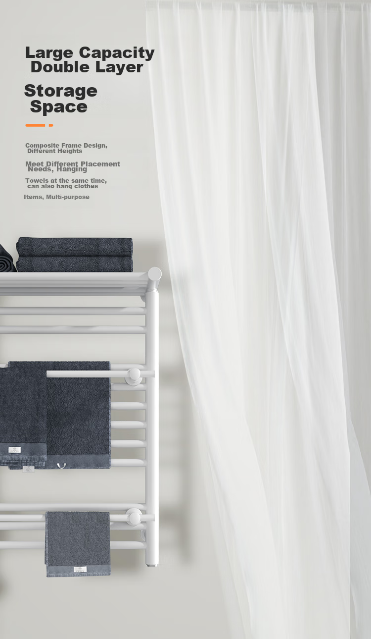 Panasonic Intelligent Heating Electric Towel Rack, Bathroom Drying Rack, J0548RCW 15