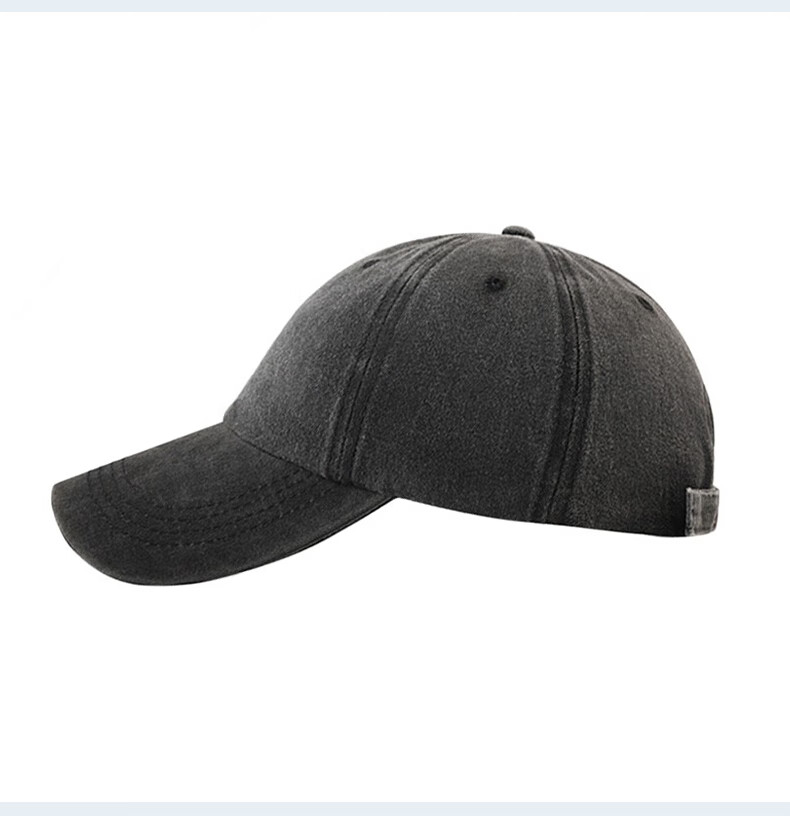 FitonTon Men's Baseball Cap Spring Summer Sun Protection Duckbill Hat Korean Fashion Large Head Circumference Wide Brim Outdoor Cap 12