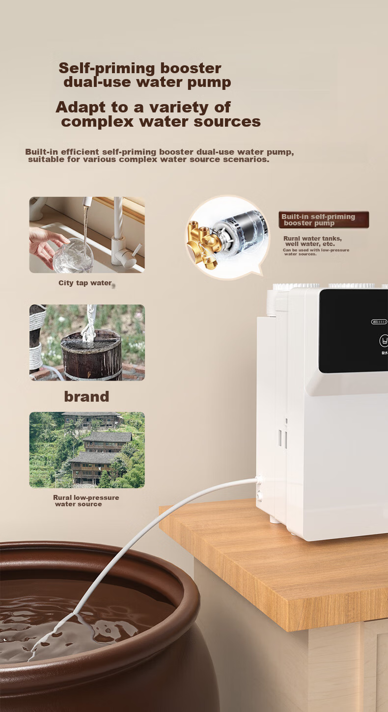KONKA Water Purifier for Home Direct Drinking, RO Reverse Osmosis Direct Drinking And Heating All-In Machine, Wall-Mounted Or Countertop Filter, 100G All-In Water Purification System [On-Site Installation] KRO-J100 16
