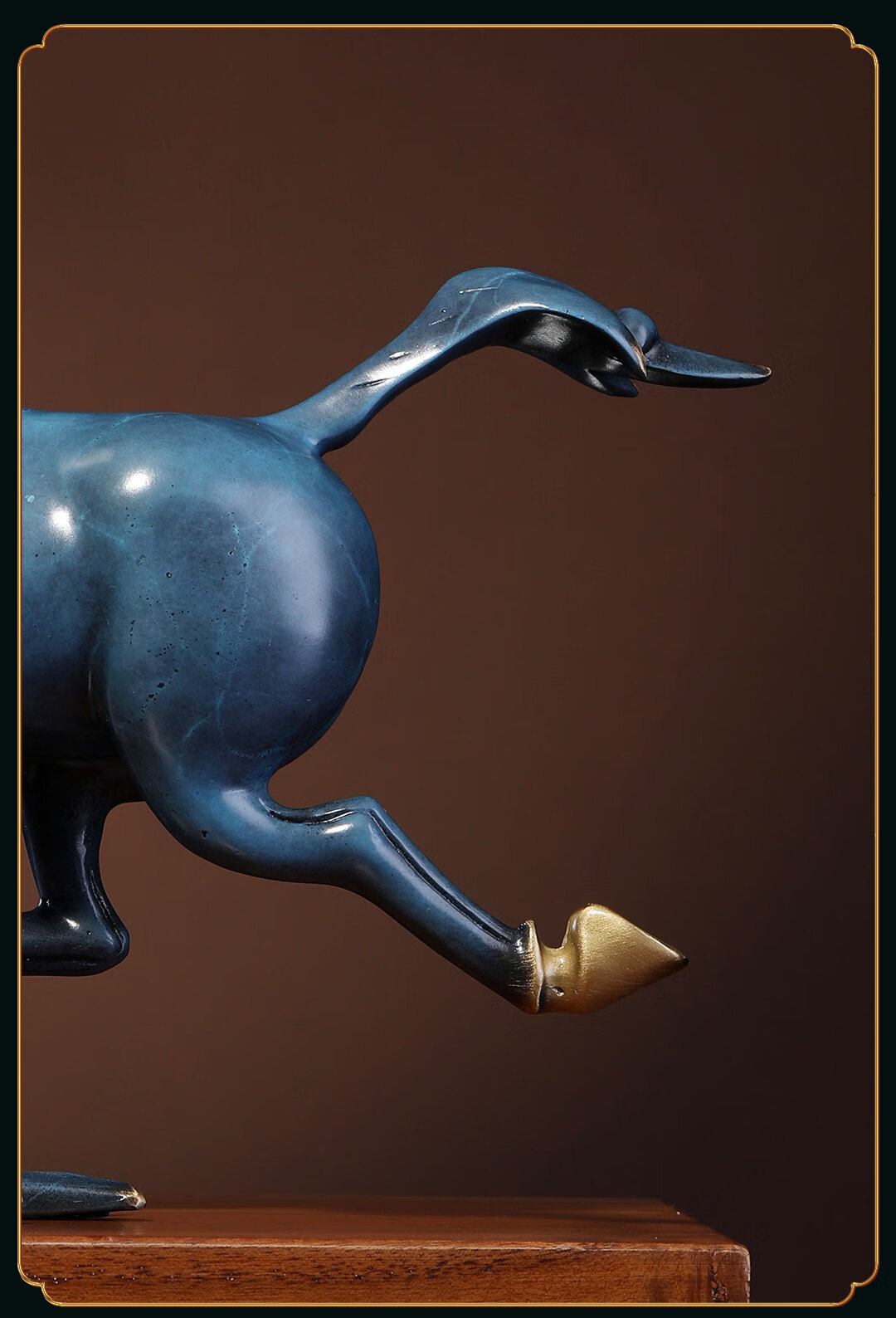 Damingtongjiang, Copper Horse Ornament for Office, High-End Living Room Entrance Hallway Wine Cabinet Craft, Housewarming And Business Opening Gift 5