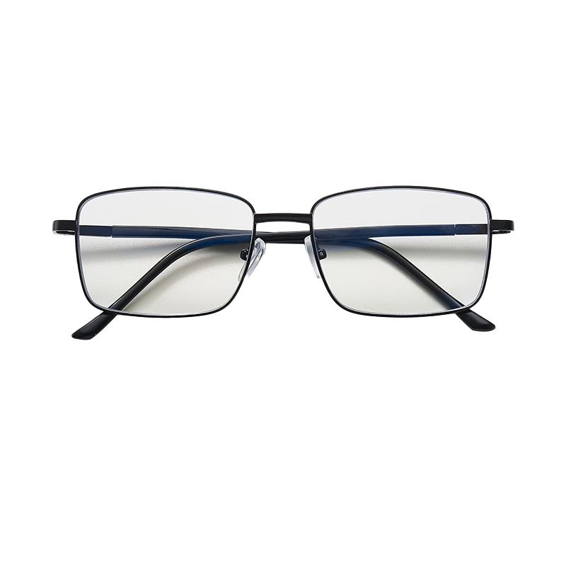 Cuntiandaofu Reading Glasses, Progressive Multifocal Reading Glasses, Anti-Blue Light, Black Frame, 200 Degrees [Suitable for Ages 50-59]