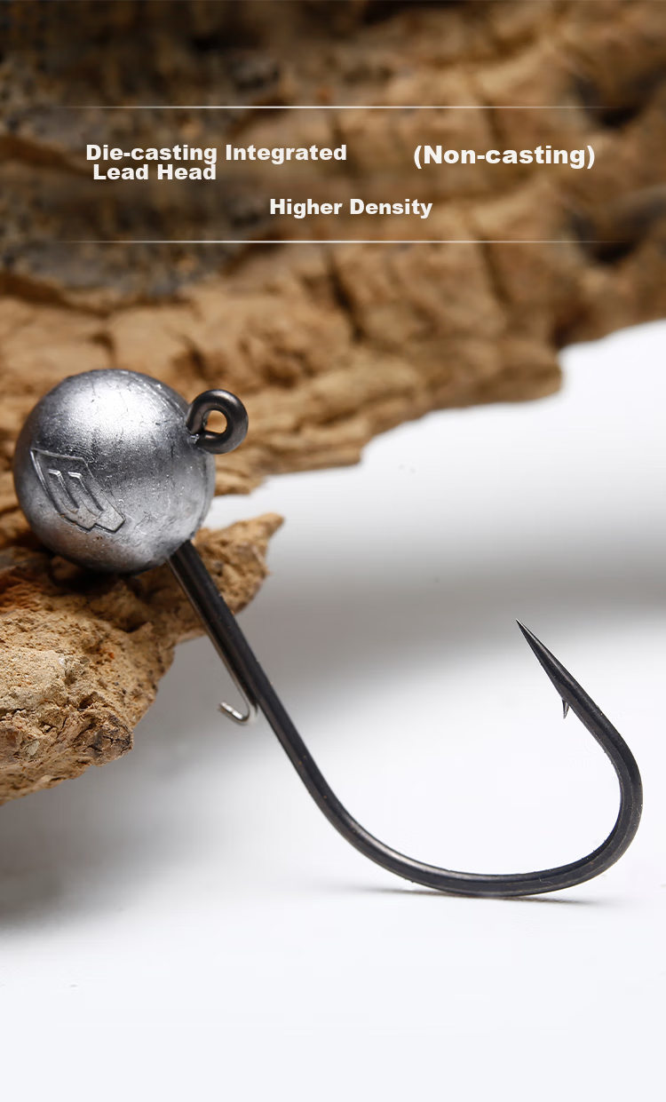 BKK HCS Short Handle Lead Hook Wide Belly Big Hook for Door Lure, Black Pit Micro Bait, Bass And Mandarin Fish Hook 9078 4