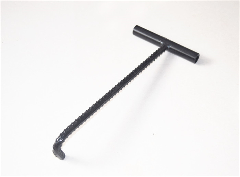 井盖拉勾开下水道水泥物业t型钢筋钩子拉杆卷帘门拉钩挂钩拉货钩 长35