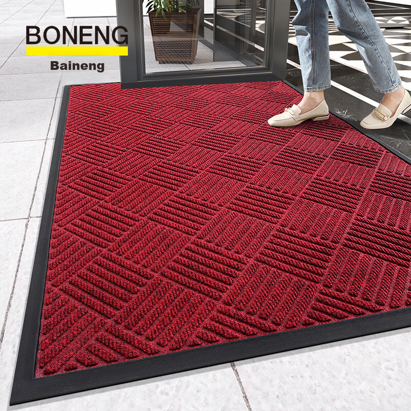 Придверный коврик Boneng, для наружного и внутреннего использования, 120x180 см, красный