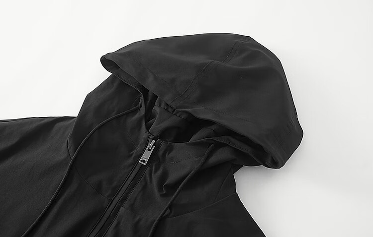 Dme [Dare to Act] Spring And Autumn High-Tech Triple-Protection Hooded Elegant Pleated Petite Short Women's Jacket 18