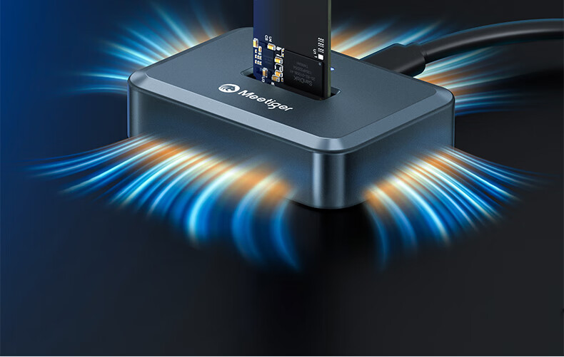 Mihu M.2 SSD Enclosure Base, M2 External Hard Drive Enclosure, NVMe Protocol M2 to USB/Type-C External Box Q1N 11