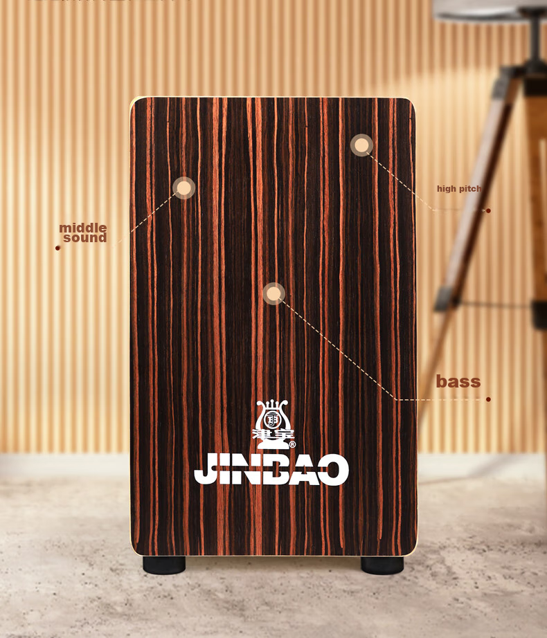 Jinbao Box Drum, Tumbler, Hand Drum, Clapper Drum, Hand-Held Drum, Clapper Drum, Tumbler Drum, Percussion Wooden Box Drum Instrument 4