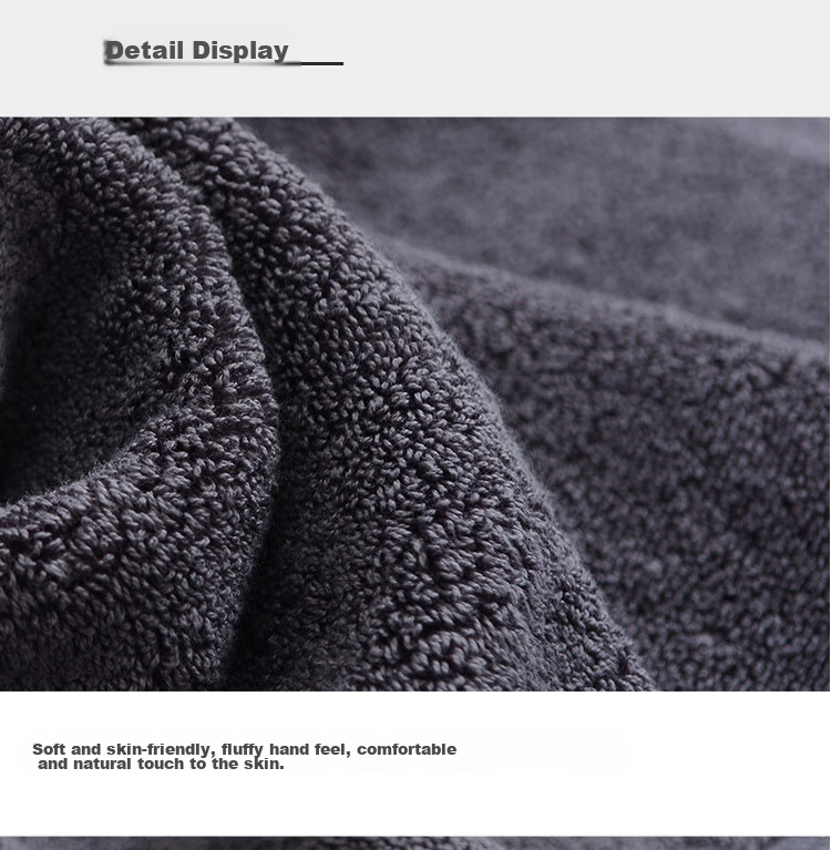 Grace Pure Cotton Antibacterial And Anti-Mite Bath Towel, Embroidered High-Quality Strong Absorbent Thick Large Bath Towel for Men And Women, Sports 800g 8