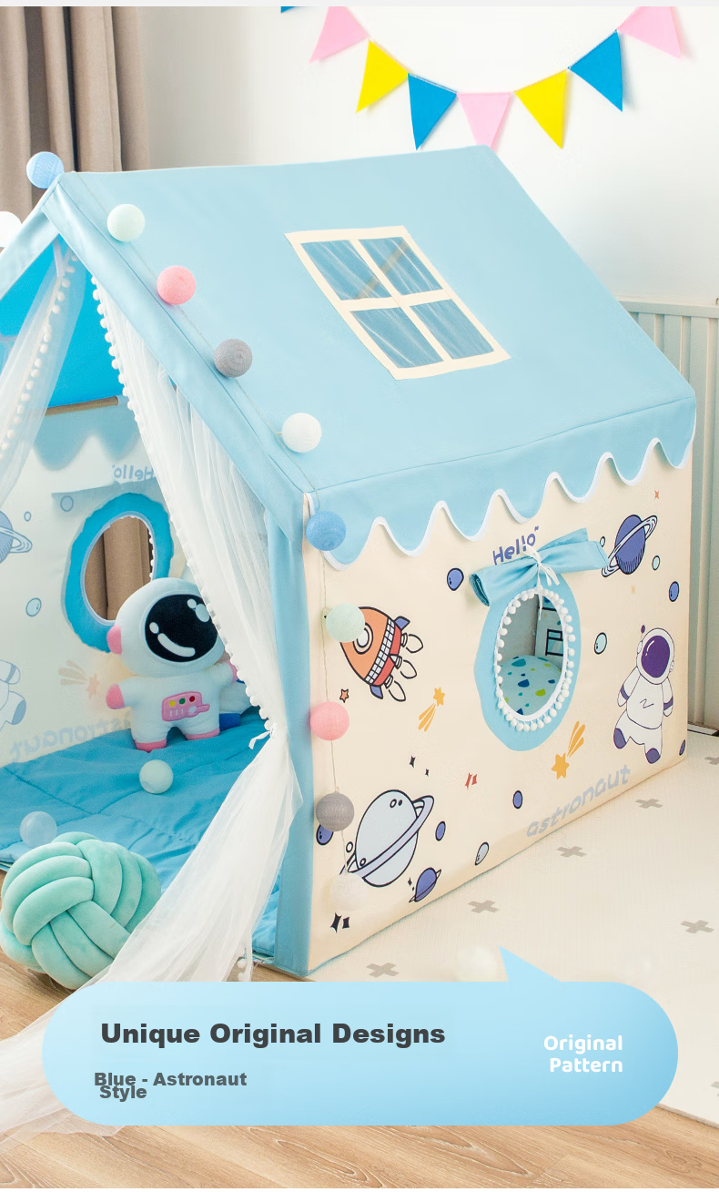 Little Dove Children's Tent Indoor Playhouse/Boys And Girls Princess House Toy Astronaut (Pillow Not Included) 5