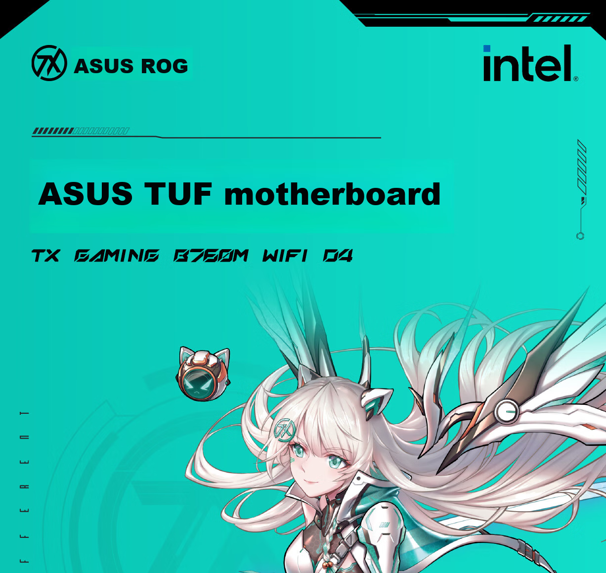 ASUS TX GAMING B760M WIFI D4 Motherboard, Supports CPU 14700K/14600KF/12600KF (Intel B760/LGA 1700) 2