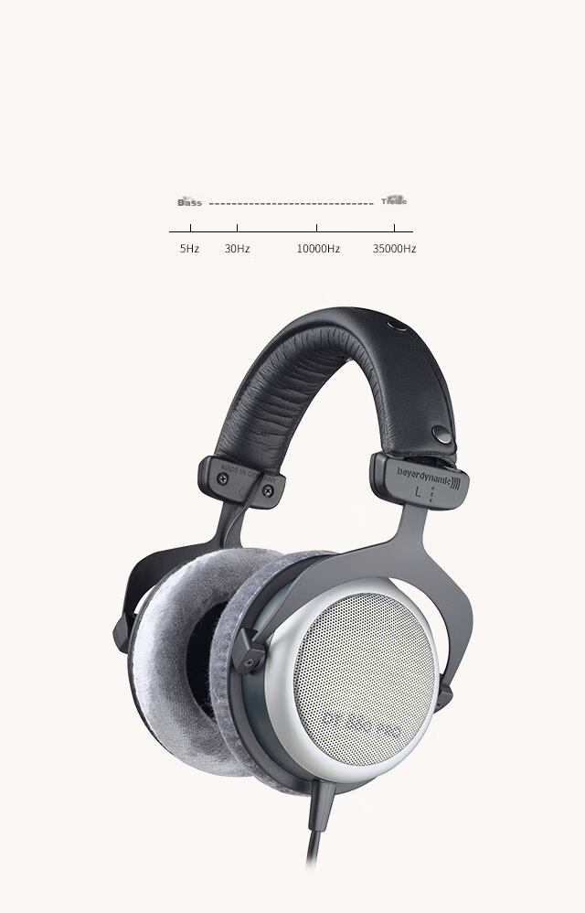 Beyerdynamic DT880 PRO, Over-Ear Reference-Grade Professional Studio Semi-Open Monitoring Headphones, 250 Ohms [Gift Recommendation] 8