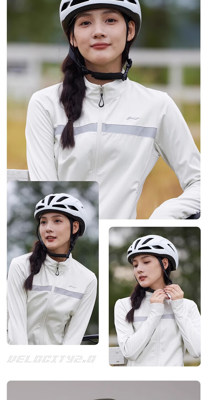 LI-NING Cycling Helmet Bicycle Helmet Safety Helmet Anti-Collision Aerodynamic Road Mountain Bike Helmet for Men and Women 10