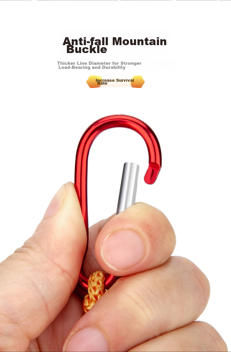 Kemailei Portable Stainless Steel Fish Lock Clasp, Multifunctional Fish Rope Lock Clasp, Fishing Accessories 4