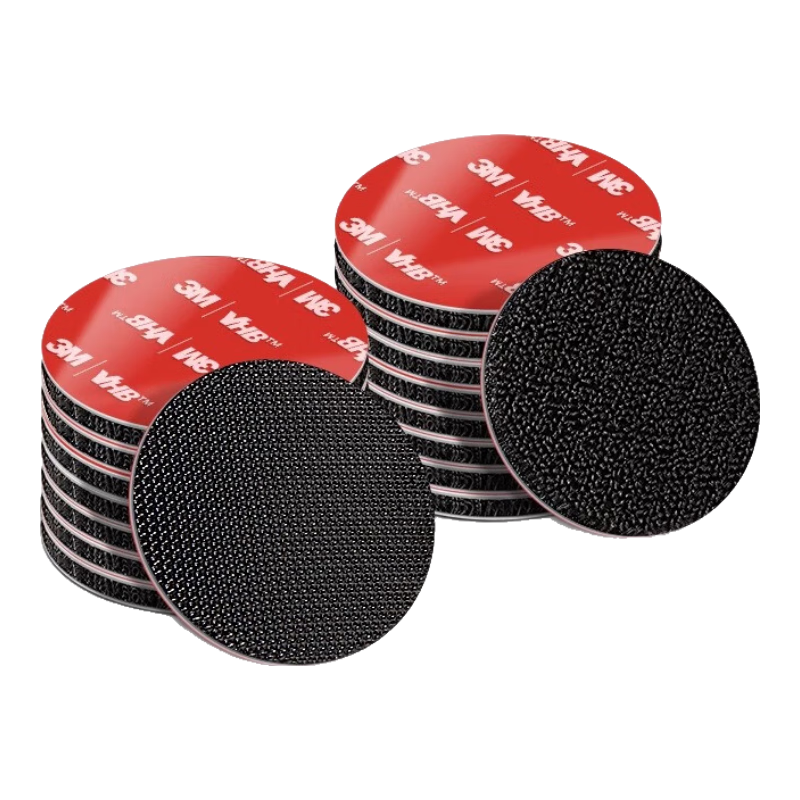 3M Adhesive Strong Velcro, Self-Adhesive Fixed Double-Sided Tape, High Adhesion, Heat Resistant, Non-Slip Tool, Round Φ32mm
