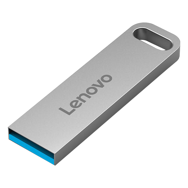Lenovo 32GB USB2.0 Flash Drive SX1 Speed Core Series Silver Metal Durable Business Office Essential