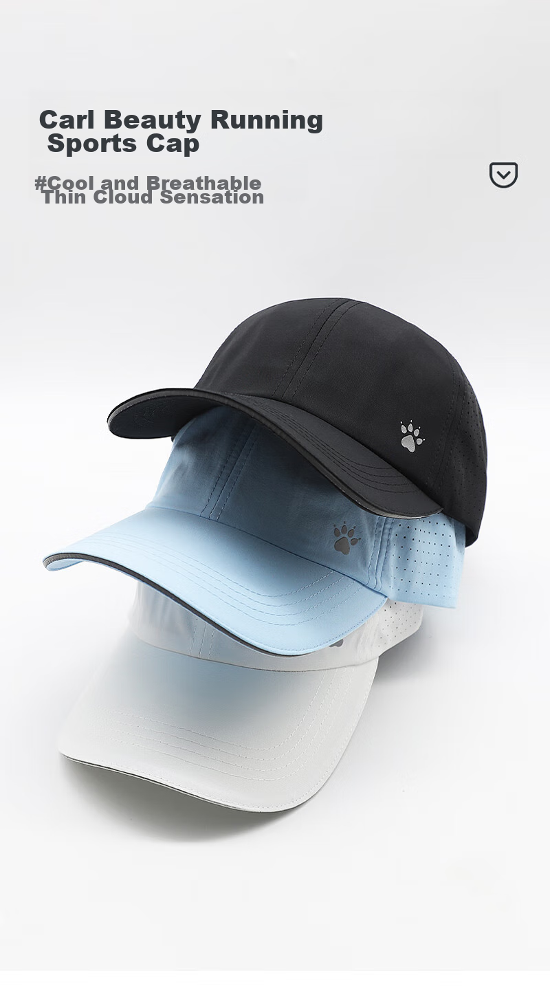 KELME Hat for Men And Women, Marathon Running Outdoor Sun Hat, Tennis Hiking Quick-Dry Cap, Sun Protection Cap, Baseball Cap 1