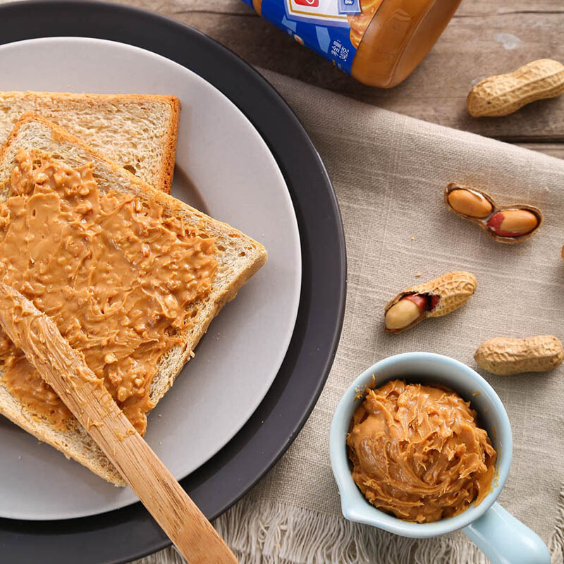 四季宝（skippy）颗粒花生酱 早餐面包酱 调味酱 拌面酱火锅蘸料烘焙原料340g+50g