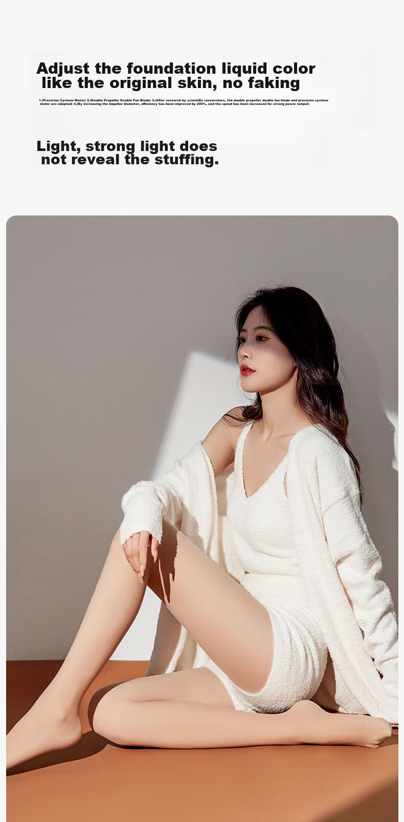 BONAS 2026 New Bare Leg Effect Double-Layer Stockings for Women, Autumn And Winter Base Layer Pants, Fleece-Lined Warm Thick Seamless Skin-Transparent Pantyhose 12