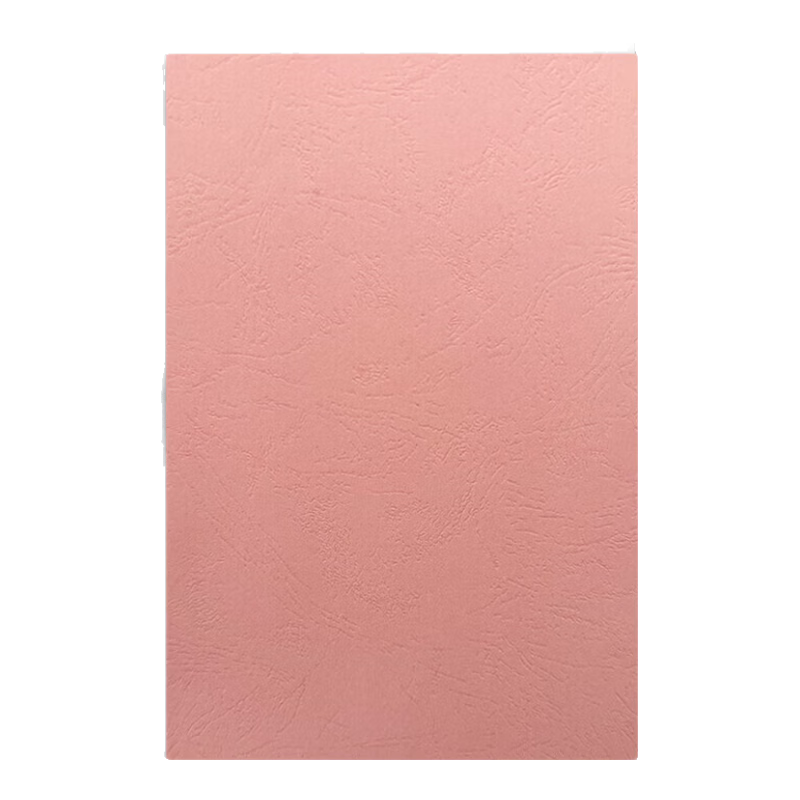Doton 160g A3++ Embossed Leather Texture Cover Paper 297*460mm Pink 100 Sheets Perfect Binding Machine Imitation Leather Texture Tender Document Contract Cover Cloud Paper