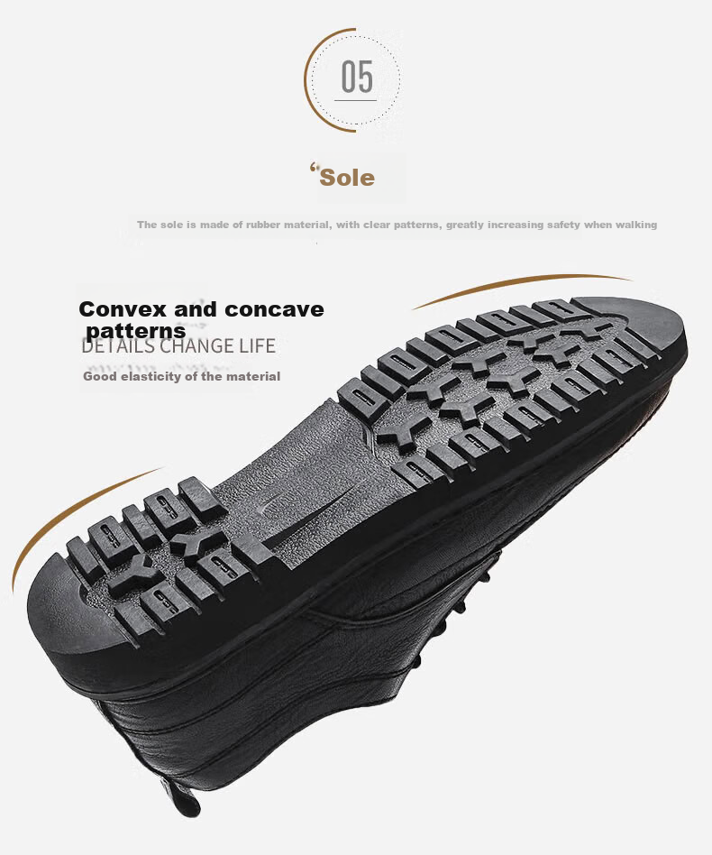 MULINSEN Men's Shoes, Business Casual Shoes, Men's Formal Wear, British Style Soft Leather Low-Top Dress Shoes, M20218 6