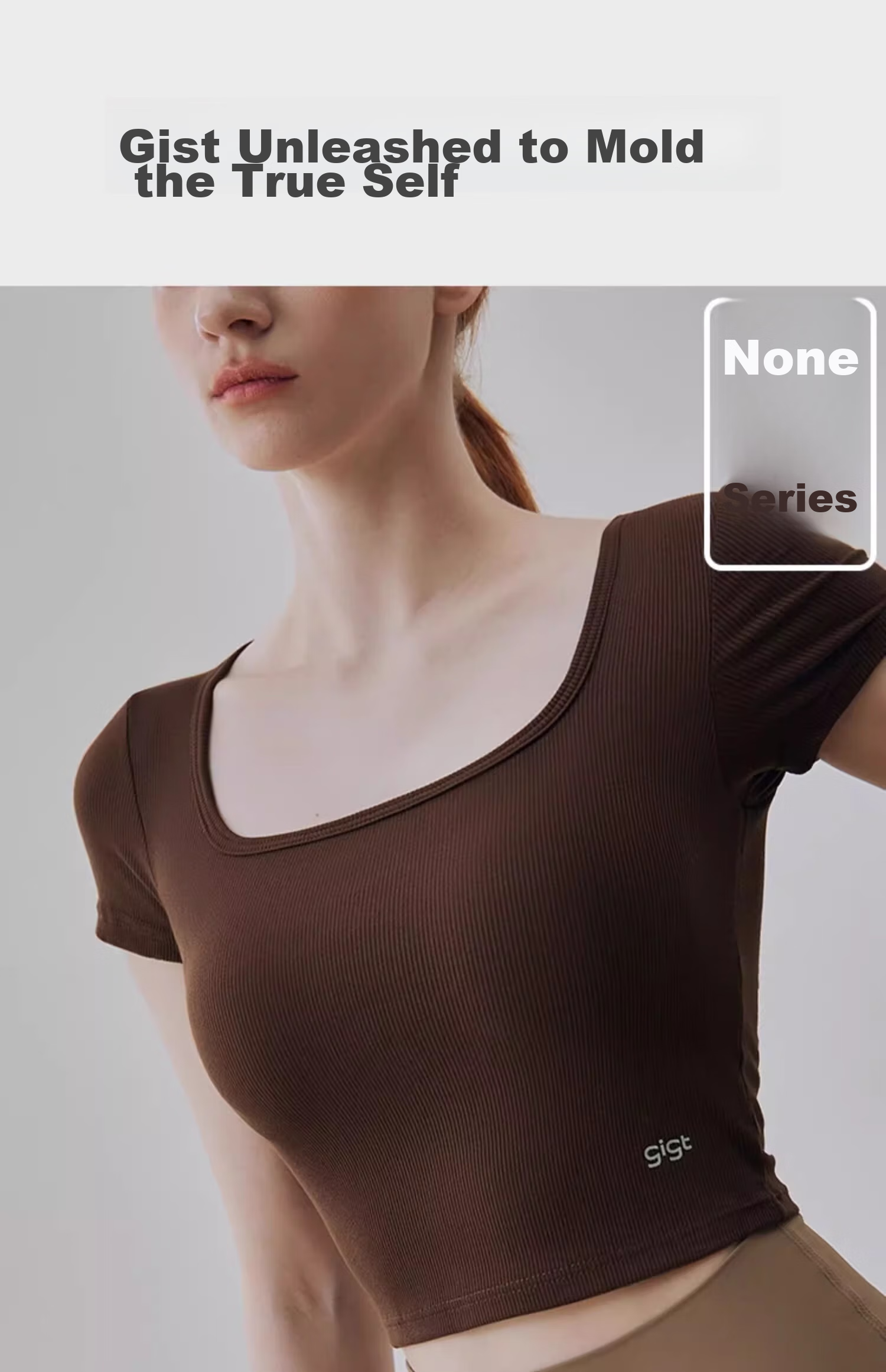 Gigt Yoga Top for Women, Long Sleeve Sports T-Shirt with Built-In Chest Pads, All-In Fitness Wear for Autumn, Athletic Tank Top 1