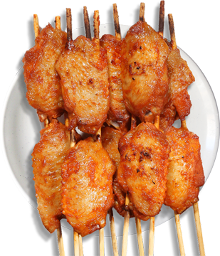 汇柒鲜 吉祥烧烤套餐 羊肉串鸡翅串鱼豆腐厂家直送 9-10人份4.