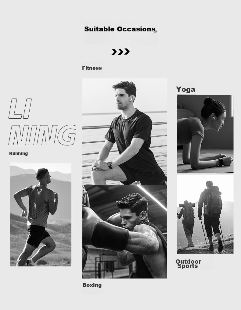 Li-Ning Sweat Suit Running Sports Set for Men, Fitness Professional Sweat-Inducing Weight Loss, Athlete Pre-Competition Weight Reduction Training Suit 8