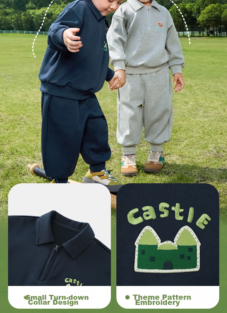 Ciciibear Boys' Autumn Outfit Set, Children's Fall Sweatshirt, Baby Sportswear Trendy 8