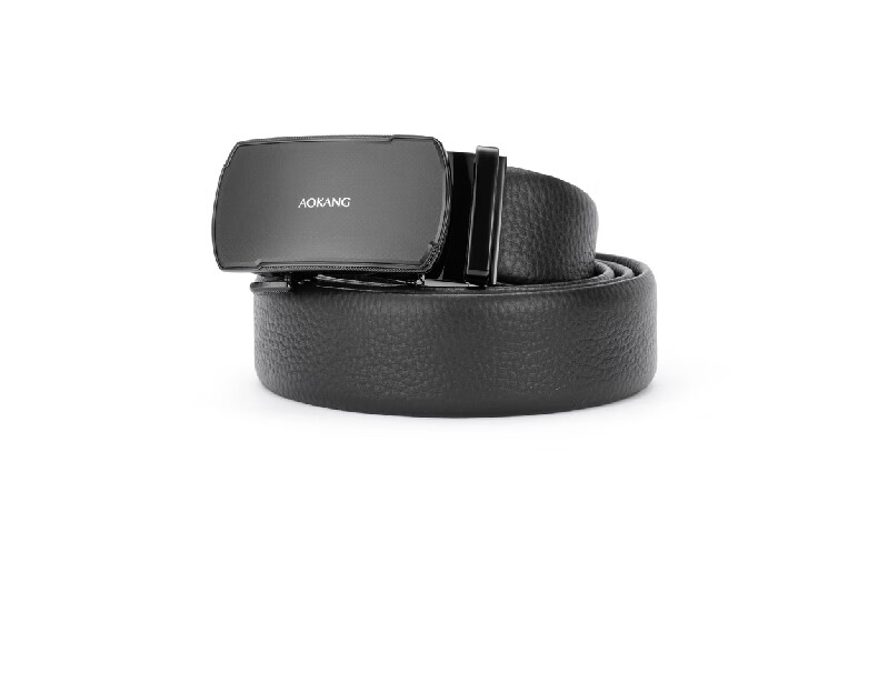 Aokang Men's Belt, Top-Grain Leather Waistband, Business Automatic Buckle Trouser Belt, Birthday Gift for Husband 8