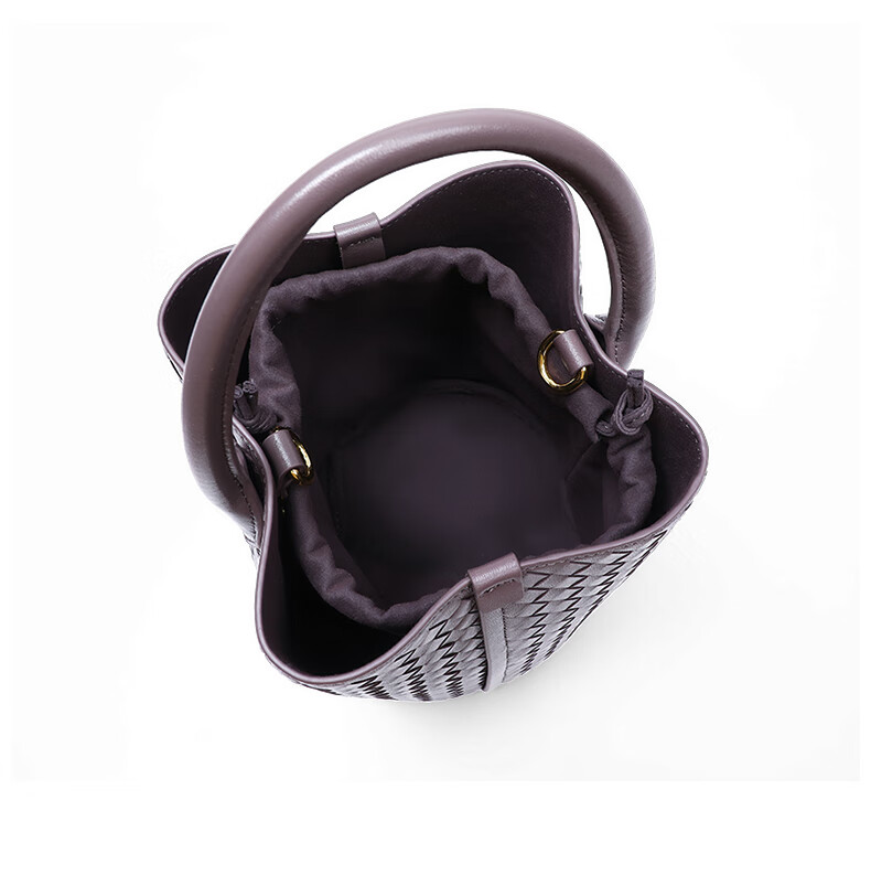 Viney Leather Bucket Bag Brand Handbag, Women's Light Luxury Crossbody Shoulder Bag, Practical Birthday And Mother's Day Gift for Mom 15