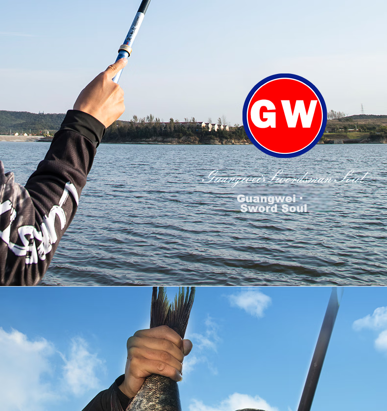 GW Fishing Rod Jian Shou Hun, 6.3 Meters, 28 Sections, Carbon Fiber, Versatile for Lake And Reservoir Big Fish Fishing 27