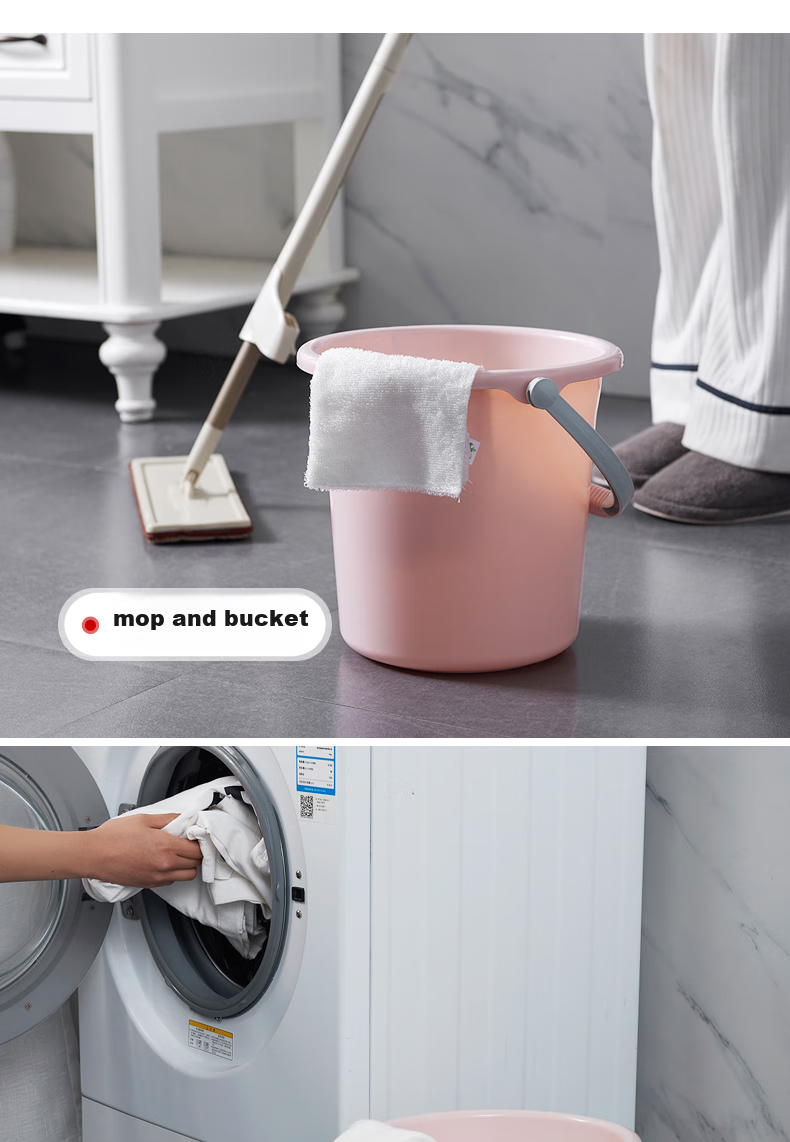 MR Face Basin Three-Piece Set Thickened Washbasin Vegetable Washing Basin Household Laundry Foot Washing Basin Student Plastic Basin Dormitory Baby Basi 3