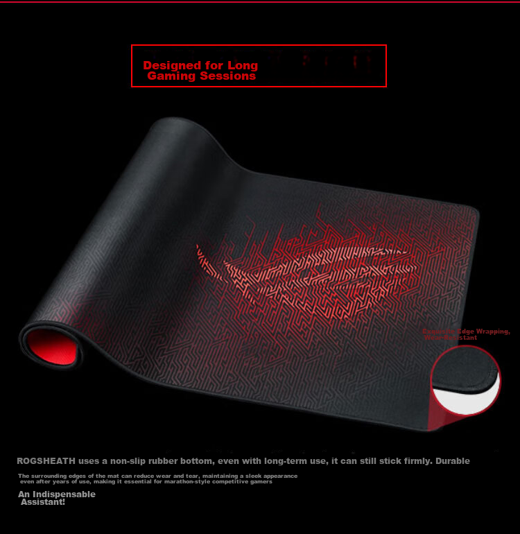 ROG Charging Armor 2 Mini Player Kingdom Gaming Mouse Pad CSGO Mouse Pad with Edge Waterproof Splash Protectio 5