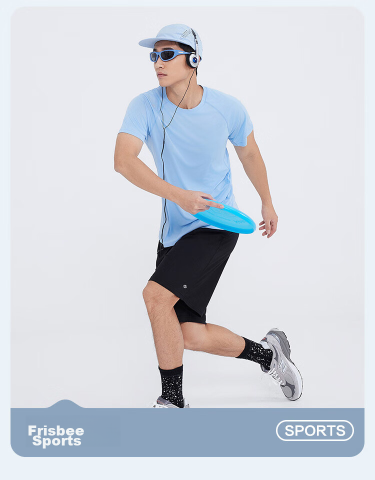 JD Original [Ultra-Light Quick-Dry] Sports T-Shirt, Summer Outdoor Running Fitness Short-Sleeve Men's T-Shirt, Light Gray 1.0, Size M 16