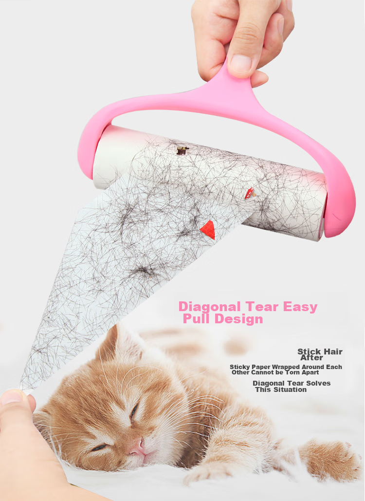 EAST Lint Roller, 16cm, 7 Rolls, 420 Sheets, Tear-Away Replacement Paper, Clothes And Pet Hair Cleaning Tool 4