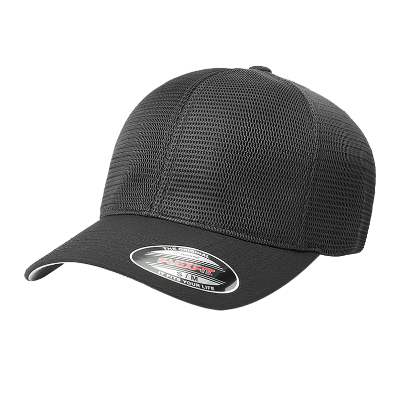 FLEXFIT Mesh Baseball Cap for Men, Summer Sun Protection Visor Cap, Breathable Duck Tongue Cap, Fully Enclosed Elastic Hat