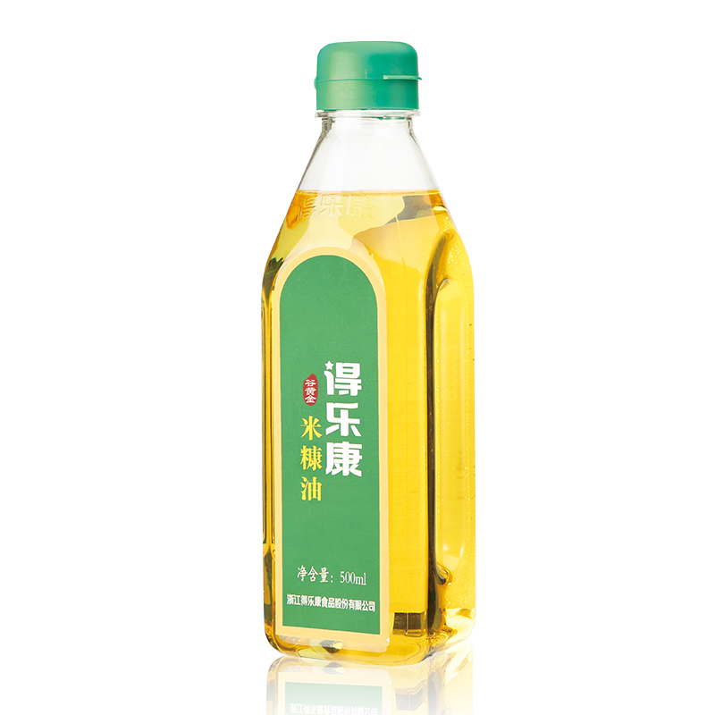 得乐康 谷黄金稻米油500mL 可生食食用油米糠油