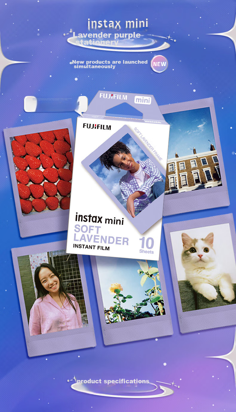 INSTAX Fuji INSTAX Instant Camera CCD Smart Camera PAL Cat Paw Pink Student Toy Camera Standalone 16