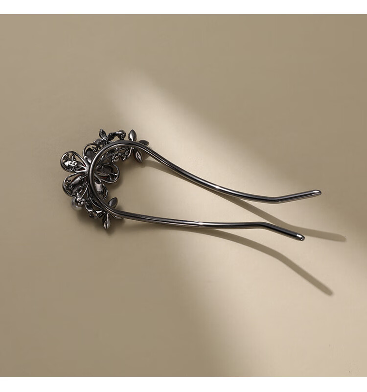 CHIMERA U-Shaped Hairpin, Back of Head Bun Maker, Hair Fork for Chignon, Hair Stick for Qipao And Hanfu, Women's Mid-Autumn Festival Gift 5