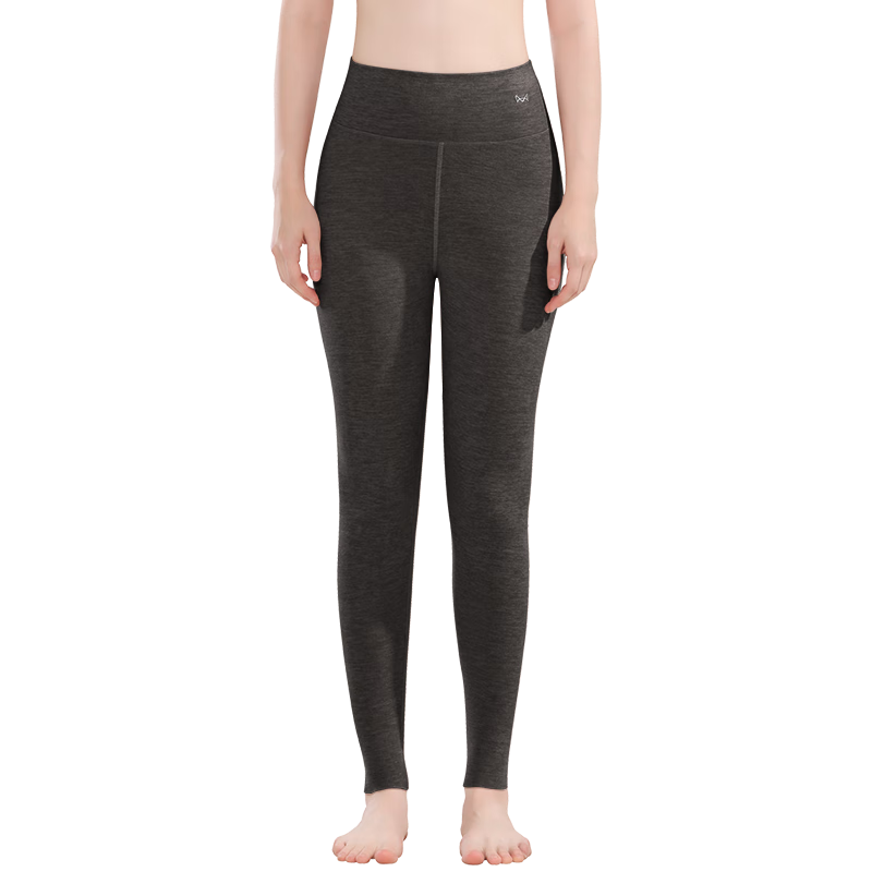 MiiOW Cashmere And Silk Autumn Pants for Women, Thermal Underwear, Seamless, Heat-Generating, High-Waist, Slimming Leggings, 2026 New Deep Heather Gray