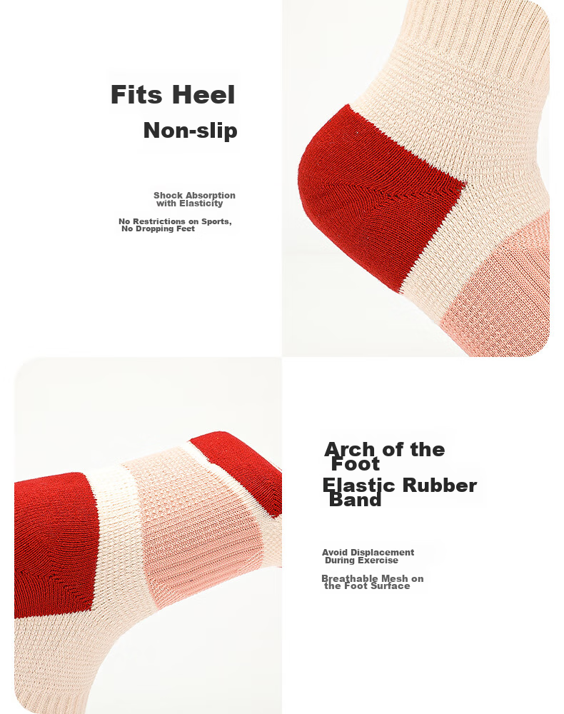 TFO Competition-Grade Outdoor Socks, Comfortable And Durable Sports Running Socks, Hiking And Mountaineering Socks 2202395, Women's Red 17