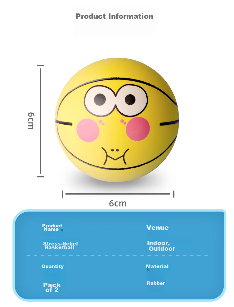 TaTanice Elastic Ball Toy, Outdoor Rubber Bouncy Ball, Hand-Grabbing Pat Ball, Mini Basketball, Leather Ball, Children's Birthday Gift 13