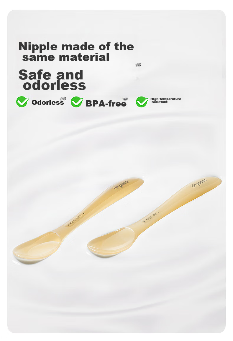 Shixi Newborn Silicone Soft Spoon, Fruit Puree And Rice Paste Spoon, Baby Water And Milk Feeding Spoon, Complementary Food Spoon, Children's Tableware 15
